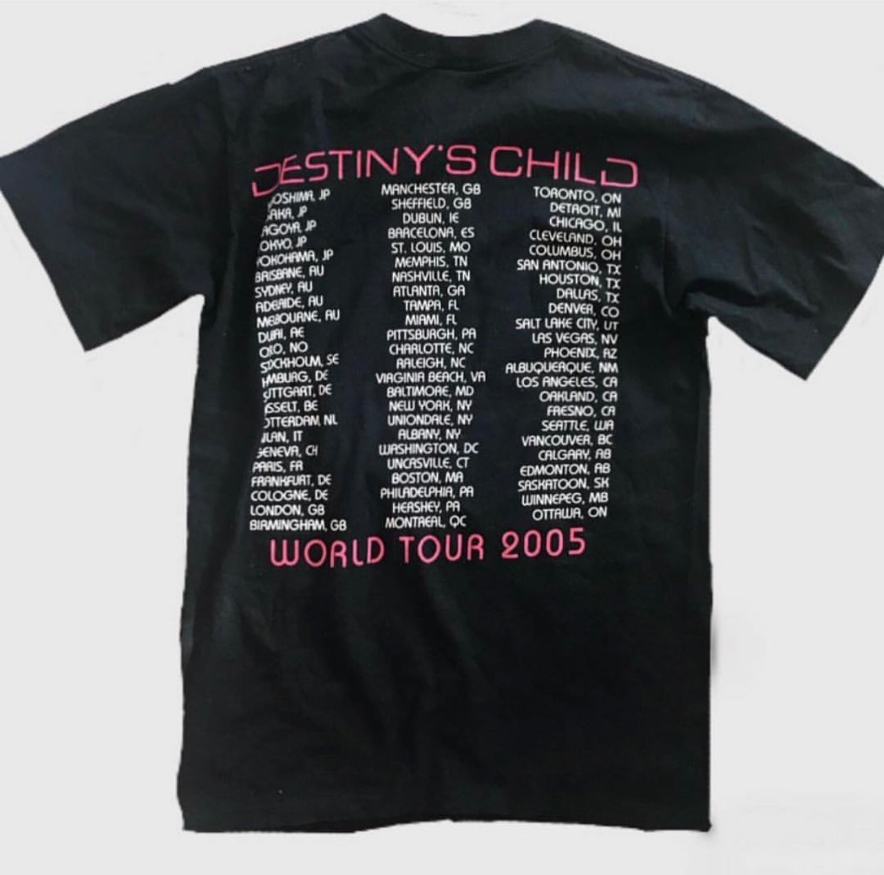 VINTAGE DESTINY FULFILLED TOUR TEE