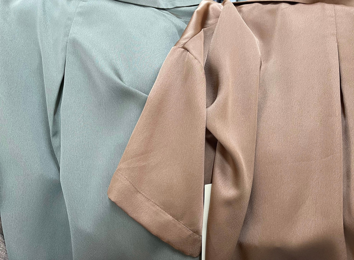 SILKY SHORT SET (SAND)