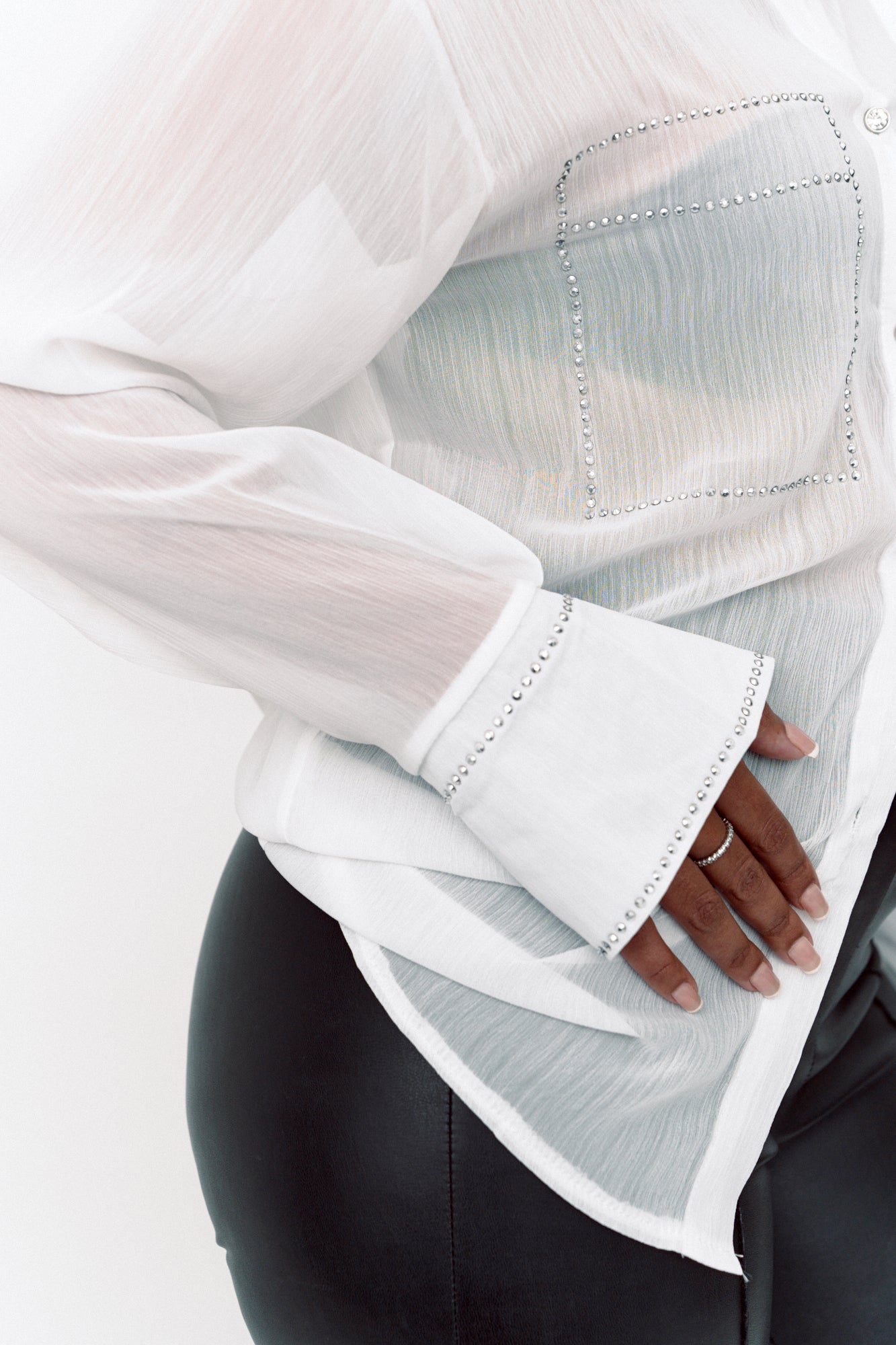 SPARKLING COWGIRL BUTTON DOWN