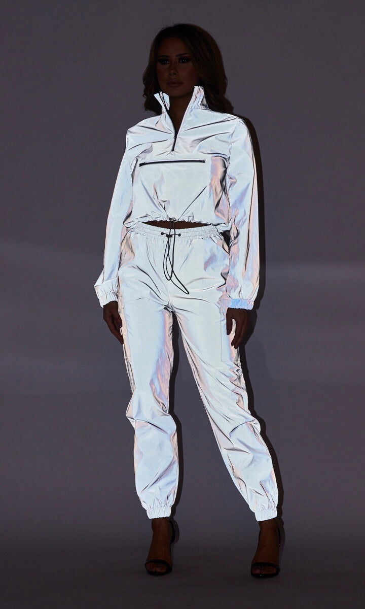 DOPE GIRL REFLECTIVE TRACKSUIT