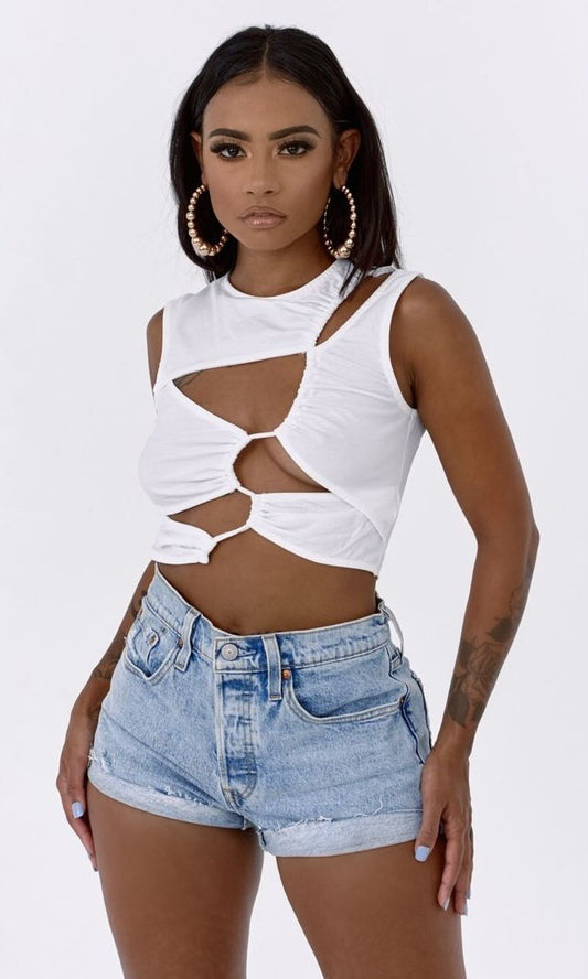 TWISTED TOP (WHITE)